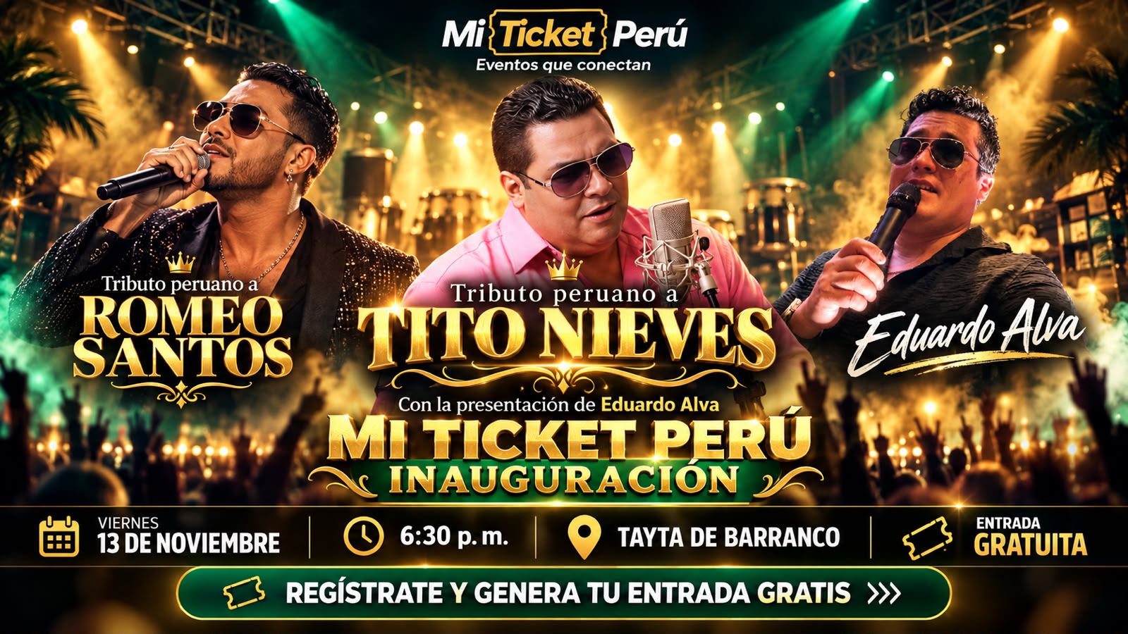 Mi ticket Perú Inauguración